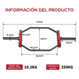 Barra Hexagonal Olímpica PRO 250kg - 50mm - 142cm