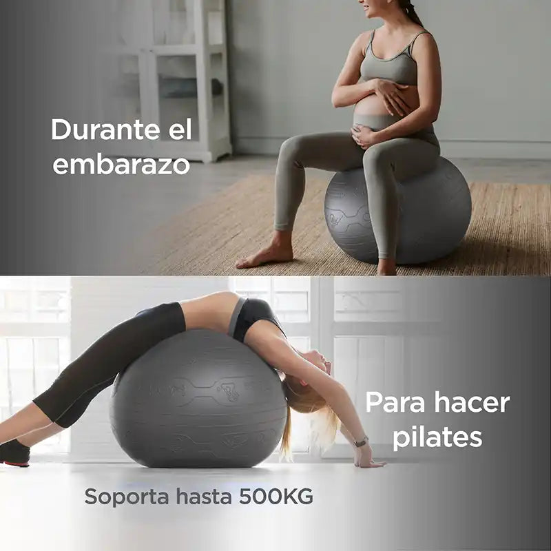 Pelota de Yoga de 65cm con Ilustraciones